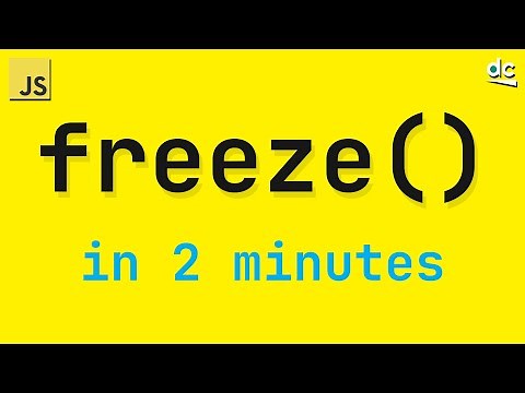 Learn Immutable Data Structures - JavaScript Object Freeze (In 2 Mins)