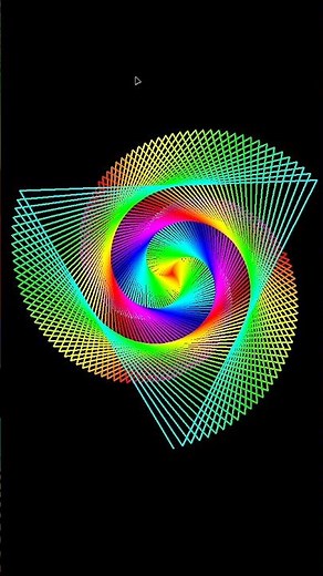 🤯Mastering loops and the HSV color model with this beginner-friendly Python Turtle project #python