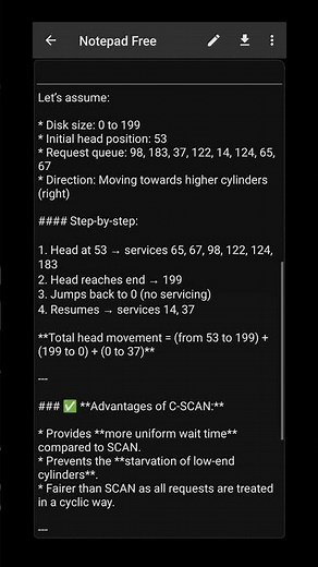 C-SCAN Disk Scheduling Algorithm in OS 🔄 | Deep Dive with Example | Operating System