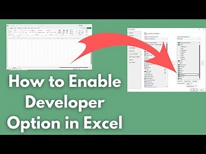 How to Enable Developer Option in Excel | Unlock Advanced Features