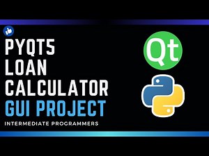 Loan Calculator GUI Project in Python with PyQt5