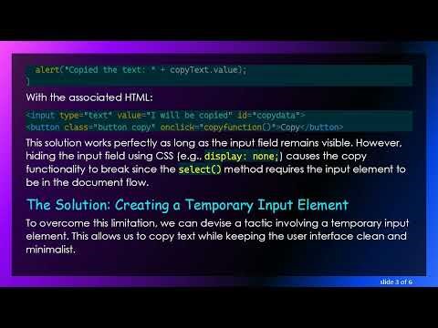 How to Implement a Button-Only Copy Function in JavaScript