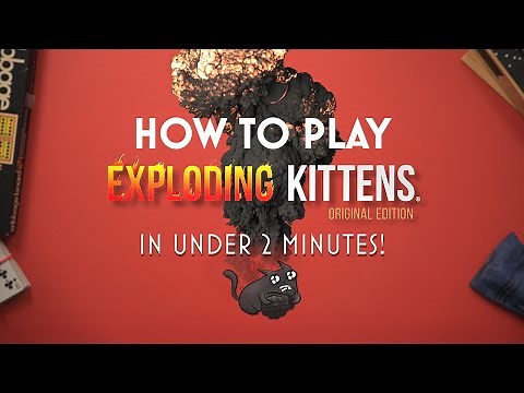 Exploding Kittens in 2 mins!!! How to learn and get started quick(or watch the longer one for more!)