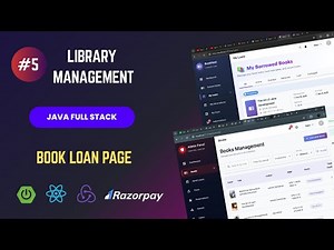 Library Management System Java Full Stack | Spring Boot, React & MySQL