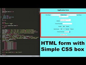 Easy HTML form with CSS box || HTML for beginners in Nepali || Day 4 || Readersnepal