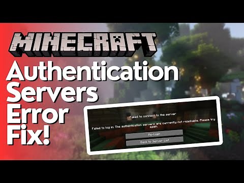 How to fix Failed to log in: The Authentication Servers are Currently not Reachable