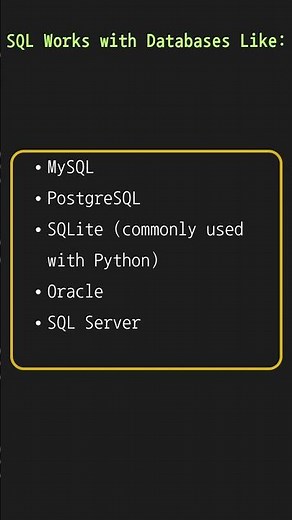 What is SQL? (for Python developers) 1