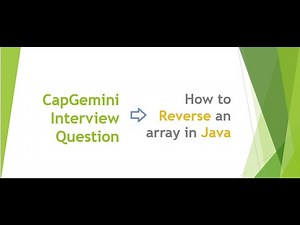 How to reverse an array in Java