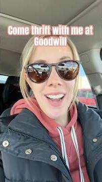 Let’s see what we can find at Goodwill!!! #goodwill #thrifting #thriftingfinds