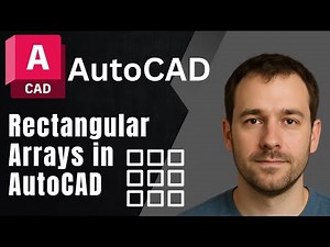 How to Use Rectangular Arrays in AutoCAD (2025 Array Command Tutorial)
