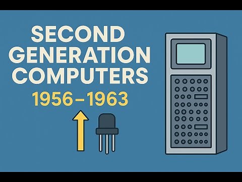 Second Generation Computers (1956–1963) | The Rise of Transistors