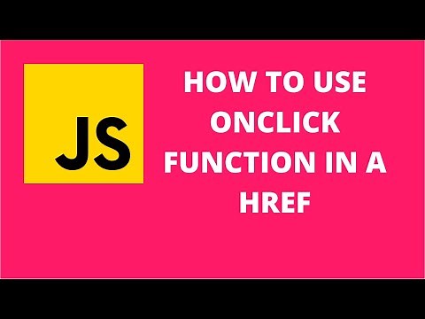 How to use onclick function in a href | JavaScript Tutorial