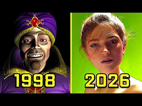 Evolution of NVIDIA Tech Demos 1998-2026