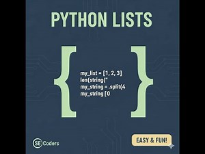 Python Lists Explained Simply 🐍 | From Basics to Practice
