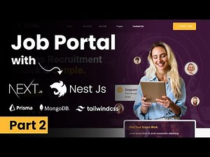 Build a Job Portal SaaS App with Nest js | Next js | Prisma | Typescript | Node js | MongoDB Part 2