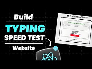 Test Your Typing Speed with React JS ⚡ Full App Tutorial