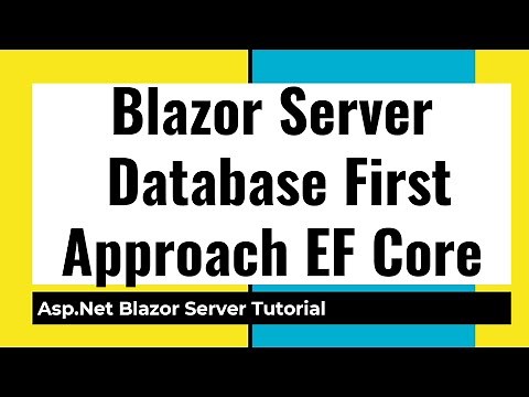 Blazor Server Database First Approach Entity Framework Core Tutorial
