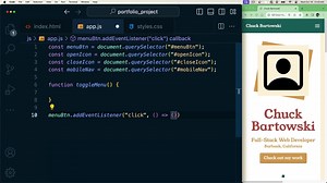 Bringing the Mobile Navigation to Life with JavaScript