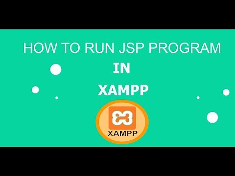 HOW TO RUN JSP PROGRAM IN XAMPP SERVER