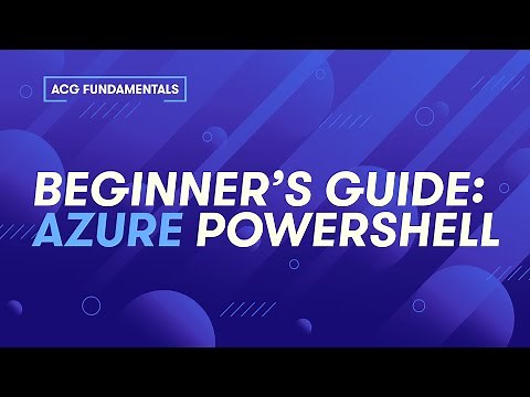Beginner's Guide: Azure PowerShell