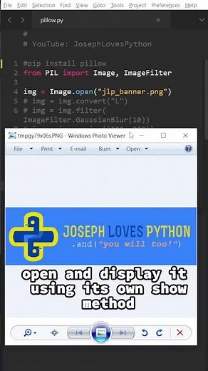 Edit Images FAST in Python with Pillow!