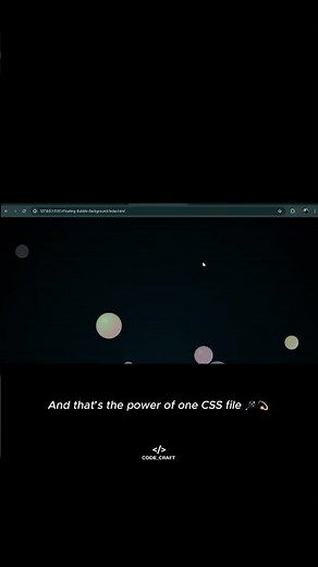 ✨ Rainbow Bubble Background – Mesmerizing CSS Animation 🫧