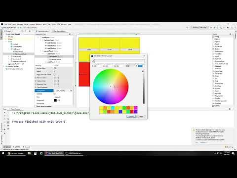Java GUI Lesson 7 - CardLayout to Control Panels