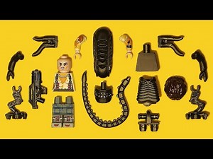 LEGO Aliens | Ripley VS. Xenomorph | Unofficial Minifigure | Movies