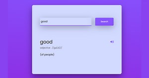 Create Dictionary App Using HTML , CSS & Javascript