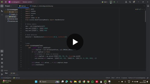Hand Gesture Controlled Snake Game with Python & OpenCV | Shiwani Dhalari posted on the topic | LinkedIn