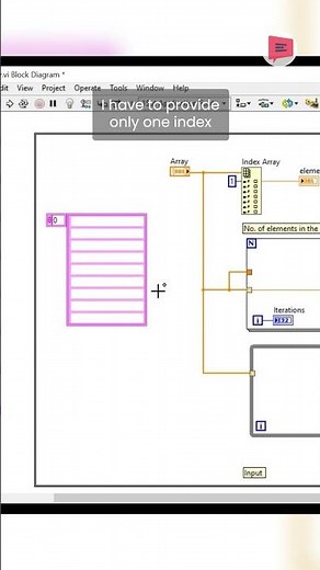 How to Index 2D Array Elements in LabVIEW | Beginner Friendly Explained in 60 Seconds #education
