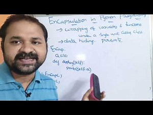 Encapsulation in Python Programming |How to Access Private Variables using Getter and Setter Methods