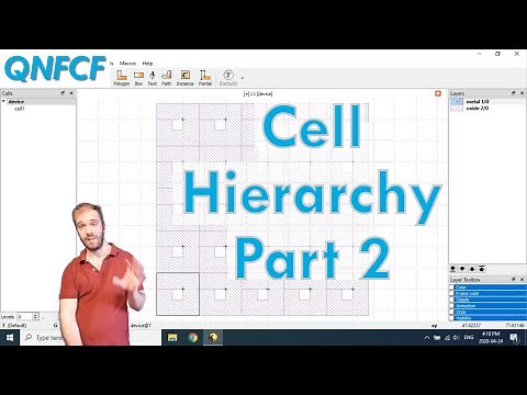 KLayout Tutorial #4: Cell Hierarchy Part 2