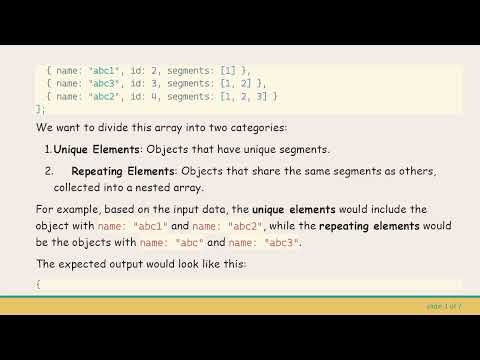 Efficiently Separate Repeated and Unique Elements in Arrays