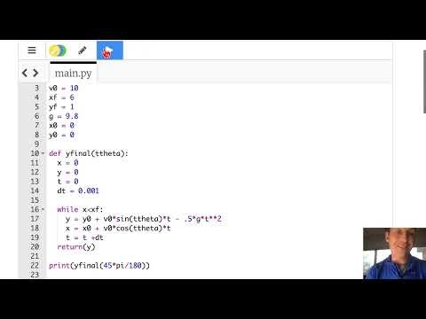Projectile Motion: Solving for launch angle with brute force python