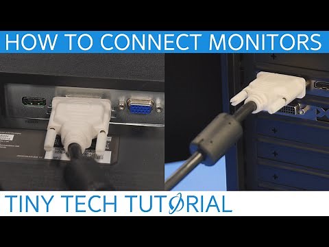 How & Where to Connect Your Monitors