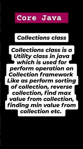 "Mastering the Collections Class in Java: Essential Operations on Collection Framework!"