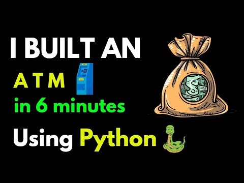 I created a ATM app using Python 😲 ATM Actually Works! | | Beginners Python Projects|