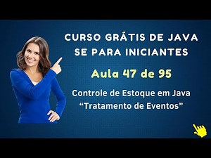 Free Java Course for Beginners - Lesson 47 - Inventory in Java - Event Handling