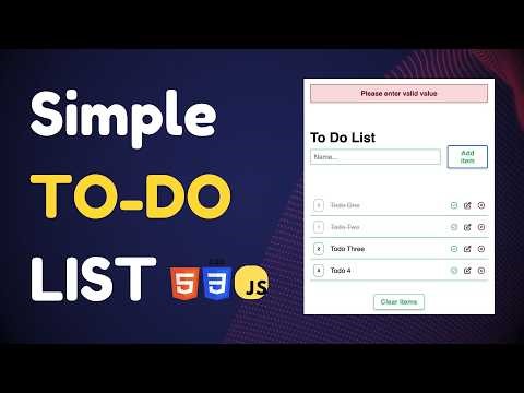 You Won't Believe How Easy It Is to Build a To-Do List App with CSS and JavaScript