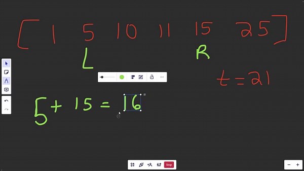 Two Sum II - Leetcode 167 - 2 Pointers (Python)
