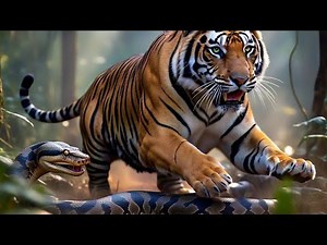 Python Vs Tiger Real Fight
