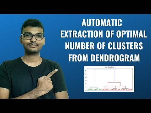 Hierarchical clustering | Determine OPTIMAL number of clusters using Python