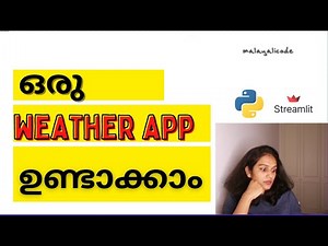Create a weather App using Streamlit and Python and Openweather API