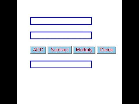 Javascript : Add , Subtract , Multiply and Divide Two Number