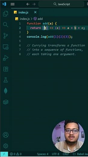 Understanding Currying in JavaScript | Simple Code Explanation | Javascript Interview Question