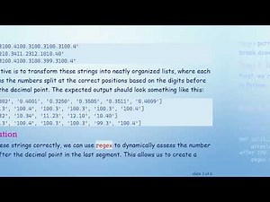 How to Use Regex to Split Number Strings in Python