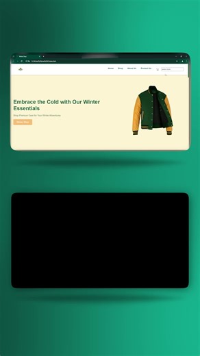 Create a Winter Clothing Website Using HTML, CSS, and JavaScript