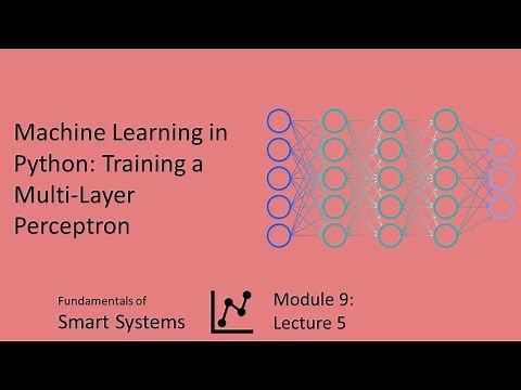 Machine Learning in Python: Training a Multi-Layer Perceptron