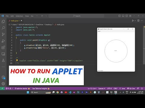 How to run Applet: A Step-by-Step Guide #youtube